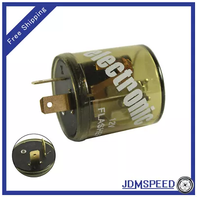 $7.83 • Buy 12V 2-Pin Variable Car LED Turn Signal Light Flasher Blinker Relay EF32 20 Amps