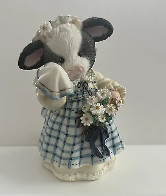 Enesco Mary's Moo Moos Figurine “Milk Maid Of Honor” Part Of Wedding Collection • $13.93