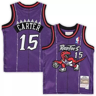 Kids Toronto Raptors Vince Carter Mitchell & Ness Purple 1998/99 HWC Jersey • $63.96