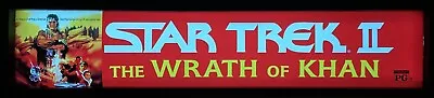 📽 Star Trek II: The Wrath Of Khan (1982) - Movie Theater Mylar / Poster 5x25 • $24.99
