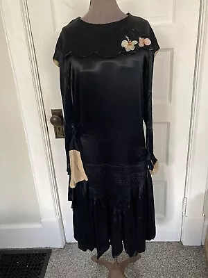 Antique 1920s Day Dress By Frances Fairè Frocks  • $21.50