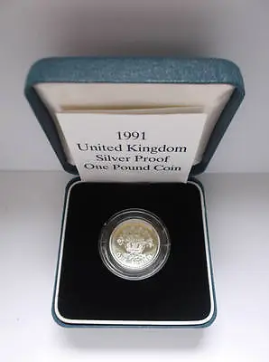 £23.50 • Buy Silver Proof £1 One Pound 1983 To 2017 Royal Mint; Choose Your Date Cased + COA