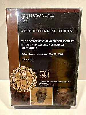 Celebrating 50 Years Mayo Clinic Development Cardiopulmonary Bypass Surgery DVDs • $7.99