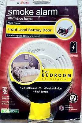 Lifesaver By Kidde Smoke Alarm For Bedroom W Front Load Battery Door I9070 - New • $13.95