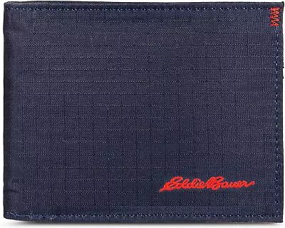 Eddie Bauer Men's Companion Ripstop Nylon Bifold Wallet • $59.51