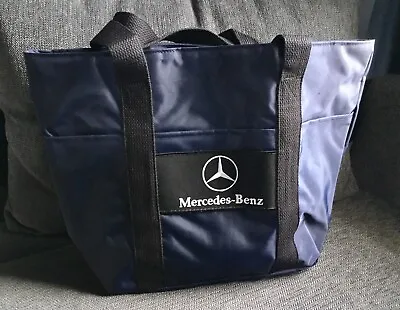 New Mercedes Benz Tote Bag - Navy Blue With Black Trim & Straps • $28