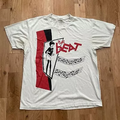 Vintage 80’s The English Beat Band New Wave Concert T-Shirt KEN05 • $17.99