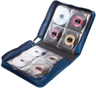 256 CD Case DVD Wallet Cover Disc Storage Holder Sleeve Handle Portable Car Home • £14.99