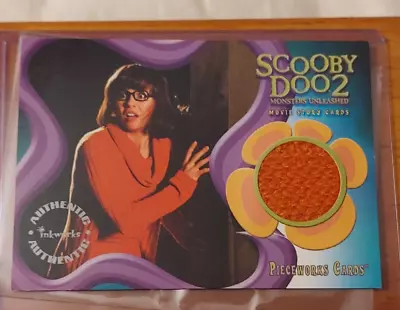 2004 Inkworks Scooby Doo 2 Movie PW8 Linda Cardellini As Velma Costume Card • £43.67