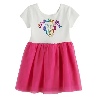 Disney Minnie Mouse Birthday Girl Ballerina Tutu Dress Toddler Girl 2T NEW • $19.99