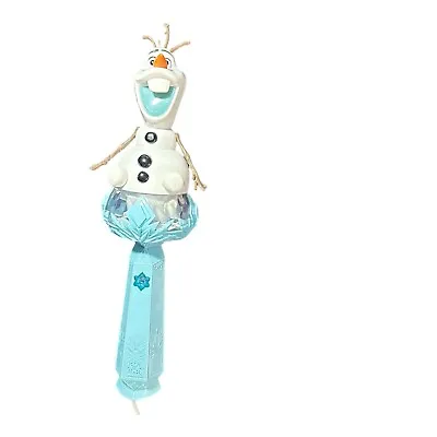 Disney Parks Frozen Olaf Musical Light-Up Snow Bubble Wand TESTED • $21.95