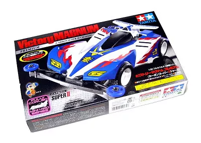 Tamiya Model Mini 4WD Racing Car 1/32 Victory Magnum Premium Hobby 19434 • $58.08