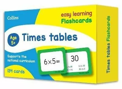 Times Tables Flashcards Ideal For Home Learning 9780008281502 | Brand New • £11.77