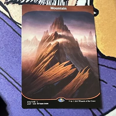 MTG Mountain (#215) (Full Art) – Unstable Card # 215 • $1.99