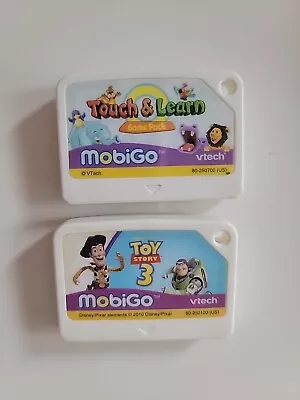 Mobigo Touch & Learn Game Pack Cartridge By VTech And Toy Story 3 Lot Of 2 Games • $10