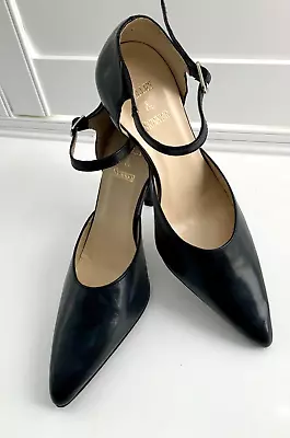 Lilley & Skinner Womens Black Genuine Leather Occasion Shoes Size UK 5 EU 38 Vgc • £19.95