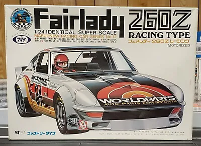 Rare 1/24 Marui Motor Rise Fairlady 260Z Racing Nissan Z Plastic Model NOS  • $450