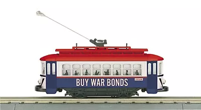 MTH O Gauge 30-5217 Buy War Bonds Bump-N-Go Trolley  *ST • $84.95