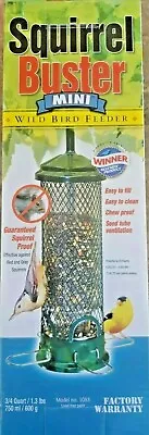 $39.95 • Buy New Squirrel Buster Mini Squirrel Proof Bird Feeder Seed Tube Ventilation System