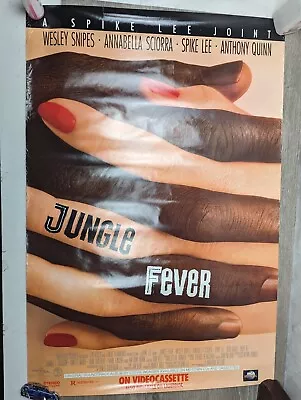 Lot Of 7 Vintage Movie Posters 27x40 90s Jungle Fever Toys Bulletproof & More • $34.91