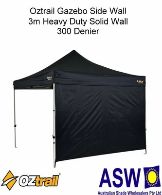$57.50 • Buy 3m GAZEBO SIDE WALL Oztrail HEAVY DUTY Deluxe - Various Colours