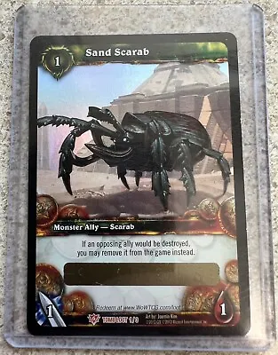 Sand Scarab World Of Warcraft Loot Card Unscratched • $35