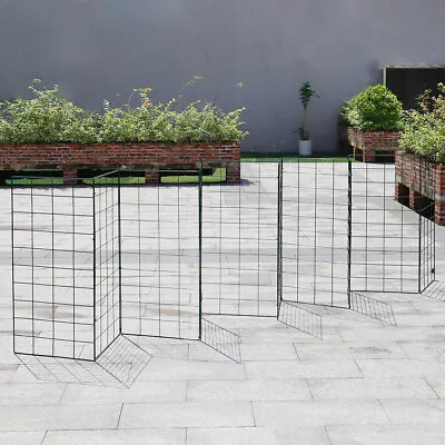 4ft-20ft Garden Fence House 1M High Wall Barrier Border Panel Foldable Dog Fench • £35.95