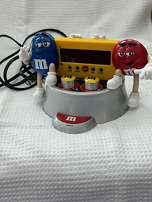 Vintage M&M Digital Alarm Clock AM/FM Radio Electric & Battery Powered Tested • $10