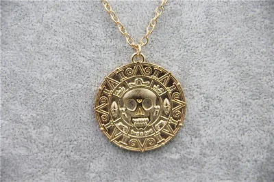 £3.50 • Buy Pirates Pirate Coin Medallion Pendant Necklace 20  Chain. UK SELLER