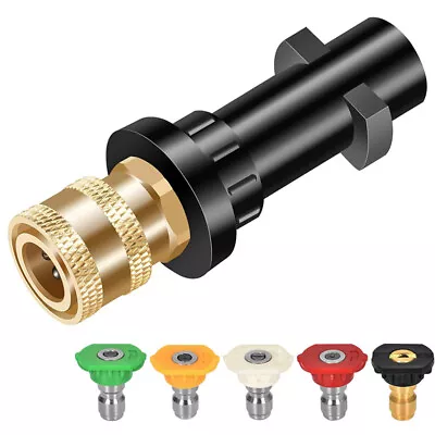 Adapter For Karcher K2-K7 To 1/4'' Quick Release Pressure Washer Gun Adapter • £6.74