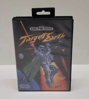Target Earth - Sega Genesis - Tested Working 👍 Vintage 90s Action Arcade Game • $43.99