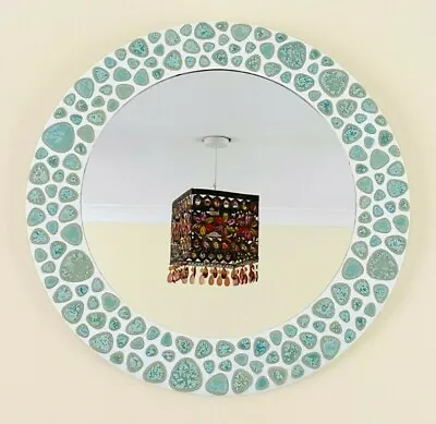 £55 • Buy Paradise Pebble Round Mosaic Mirror