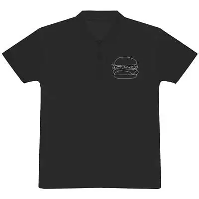 'Cheese Burger' Adult Polo Shirt / T-Shirt (PL019951) • $16.41