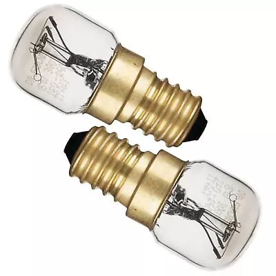 £19.99 • Buy 15W T22 SES E14 Lamp Bulb For WHIRLPOOL PHILIPS Fridge Freezer 2 X Bulbs