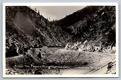 RPPC ALONG THE FEATHER RIVER HIGHWAY CALIFORNIA Postcard • $7.14