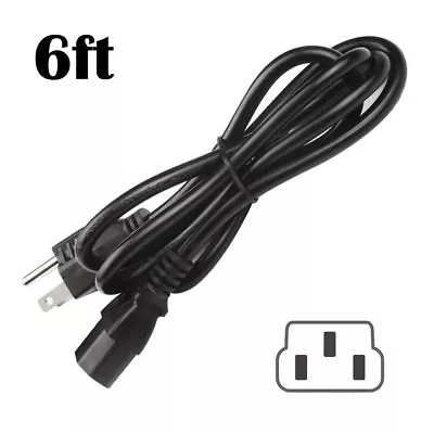 6ft AC Power Cord For Mackie MR5mk3 MR6mk3 5.25 6.5 2-Way Powered Studio Monitor • $8.85