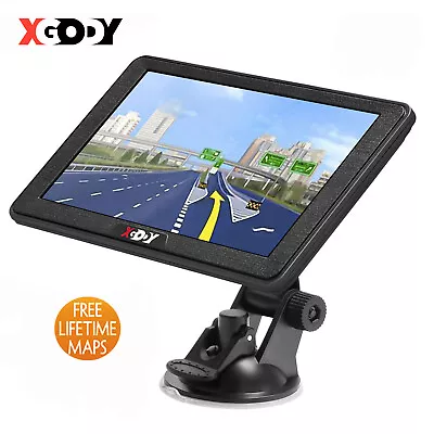 $87.86 • Buy XGODY 7'' 8GB Car Truck GPS Navigator System Navigation Sat Nav AU Lifetime Map
