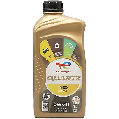 Total Quartz Ineo First 0w-30 0w30 Advanced Synthetic Engine Oil - 1 Litre 1L • £13.95