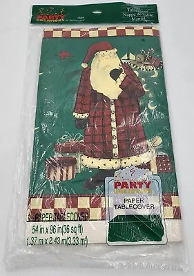 Party Creations  Magic Of Santa  Paper Tablecover 54  X 96  - New • £8.07
