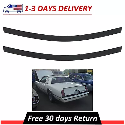 New Rear Bumper Trim Black Rubber Compatible With 1983-1986 Chevy Monte Carlo SS • $49.99