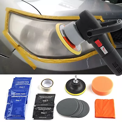 $12.49 • Buy Car Headlight Lens Lamp Restoration Repair Kit Polishing Cleaner Cleaning Tool