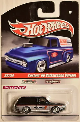 Hot Wheels Custom 69 1969 VW Volkswagen Variant Koni Delivery Detailed Car New • $24.99