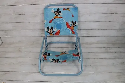 DISNEY Mickey Mouse Surfing Beach Chair For Kids Kids Toddler 19 H Blue Used • £7.71
