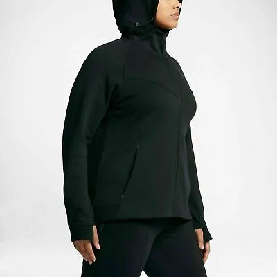 $59.33 • Buy Nike NSW Tech Full Zip Fleece Hoodie 863125 010 Black/Black New Women's Size 1X
