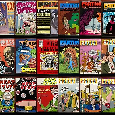 LOT Of 20 Underground Comix Bumble-Puppy Neat Stuff Particle Dreams Prime Cuts • £40.17