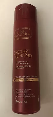 (1) Vidal Sassoon Cherry Almond Classic Clean Shampoo Full Size 12.9 Fl Oz • $94.99