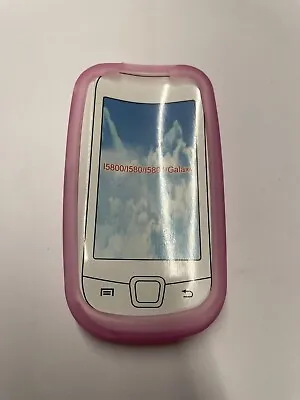 Samsung I5800 I5801 Galaxy 3 Apollo Pink Soft Silicone Case Cover Back TPU New • £8.99