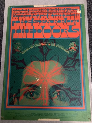 $299 • Buy The Doors-super Rare Pre Concert First Printing Poster—family Dog 50