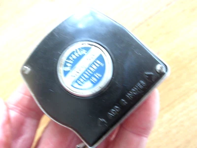 $7.27 • Buy VINTAGE MEASURING TAPE Spring-flex RABONE & Sons Pocket Tape Measure 