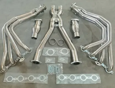 For Chevy Corvette 97-04 C5 LS1 LS6 Stainless Exhaust Headers & X Pipe 2SETS • $275